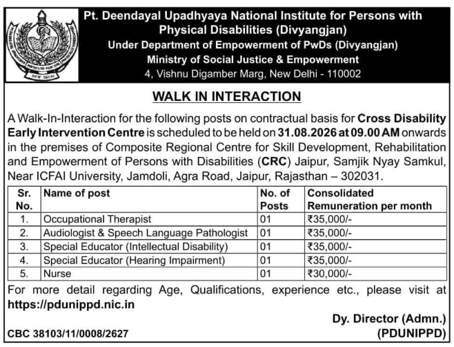 Contractual Recruitment Walk-In Interaction by PDUNIPPD