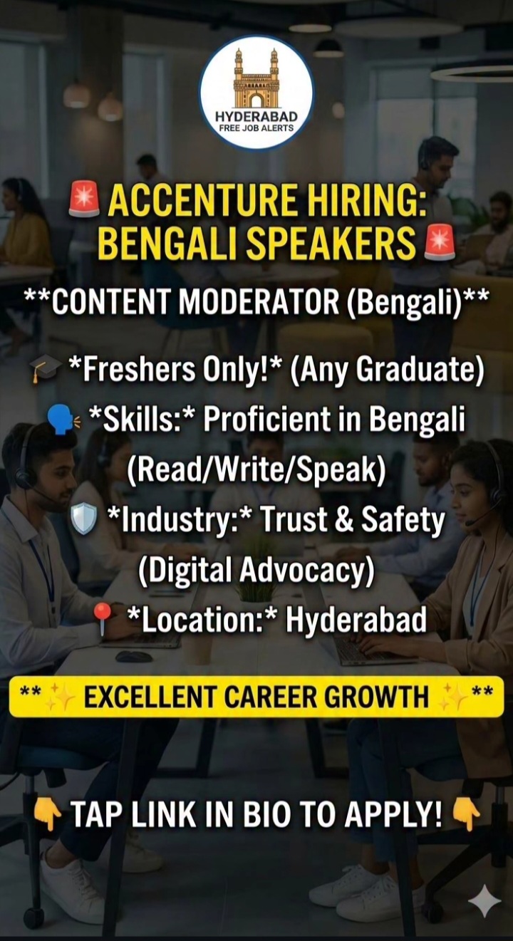 Hiring  Bengali Speaker For Content Moderator