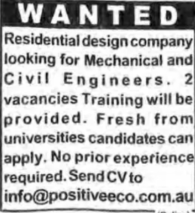 Hiring for Residential Design Company