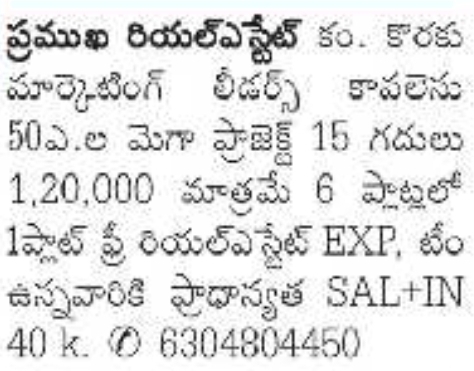 Hiring Marketing Leaders for Real Estate Mega Project
