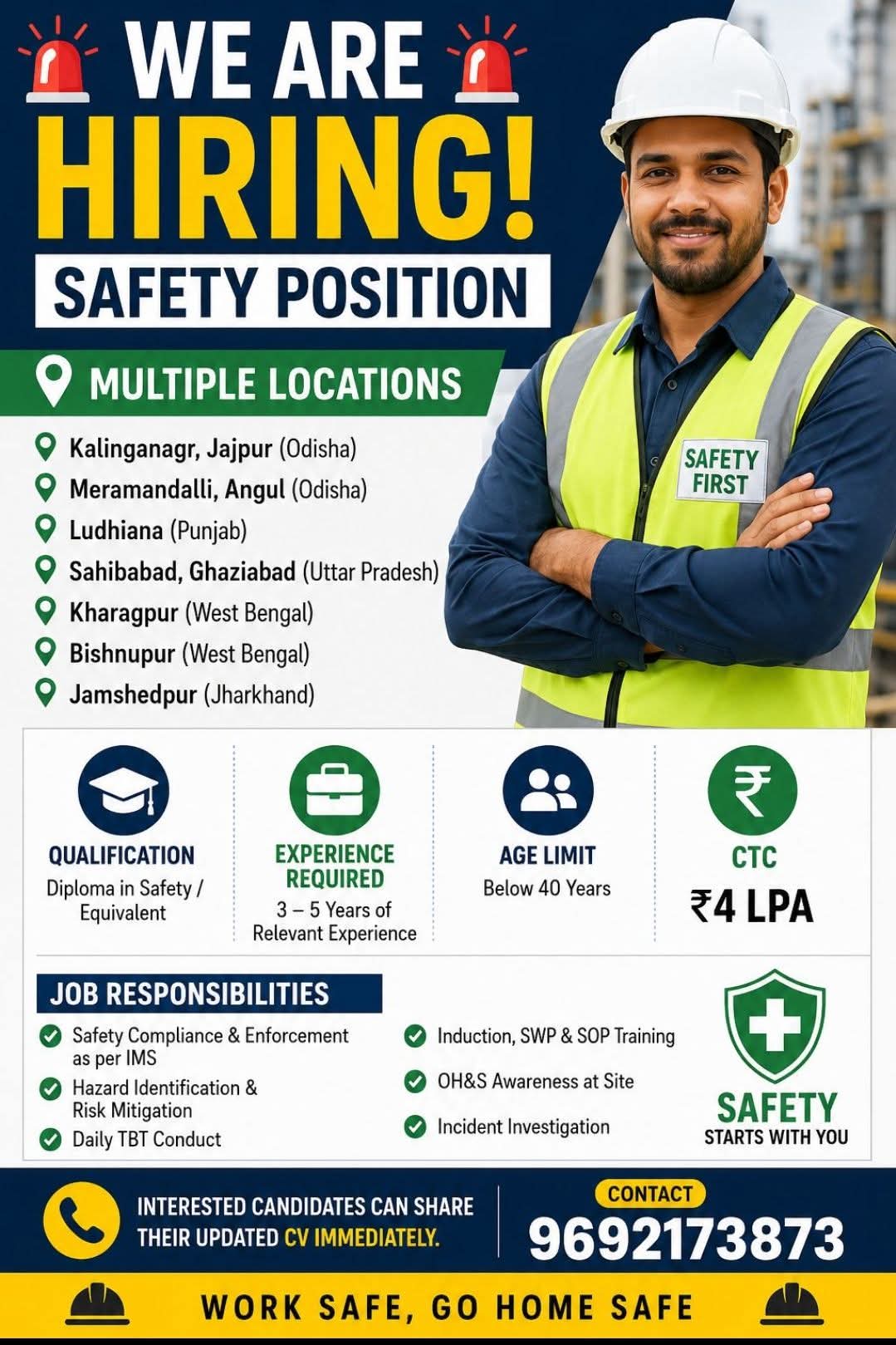 Hiring: Safety Officer