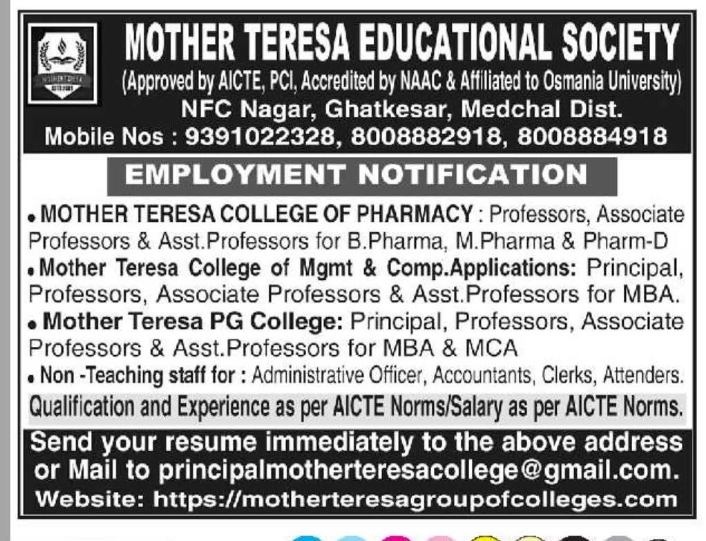 Hiring Teaching & Non Teaching Staff