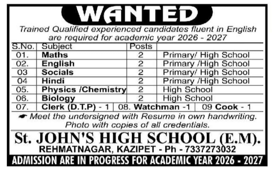 Hiring Trained Teachers