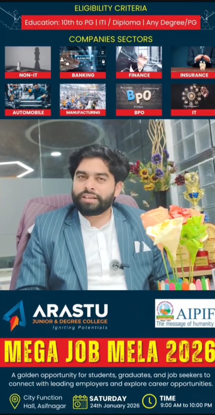 Mega Job Mela 2026 In Hyderabad