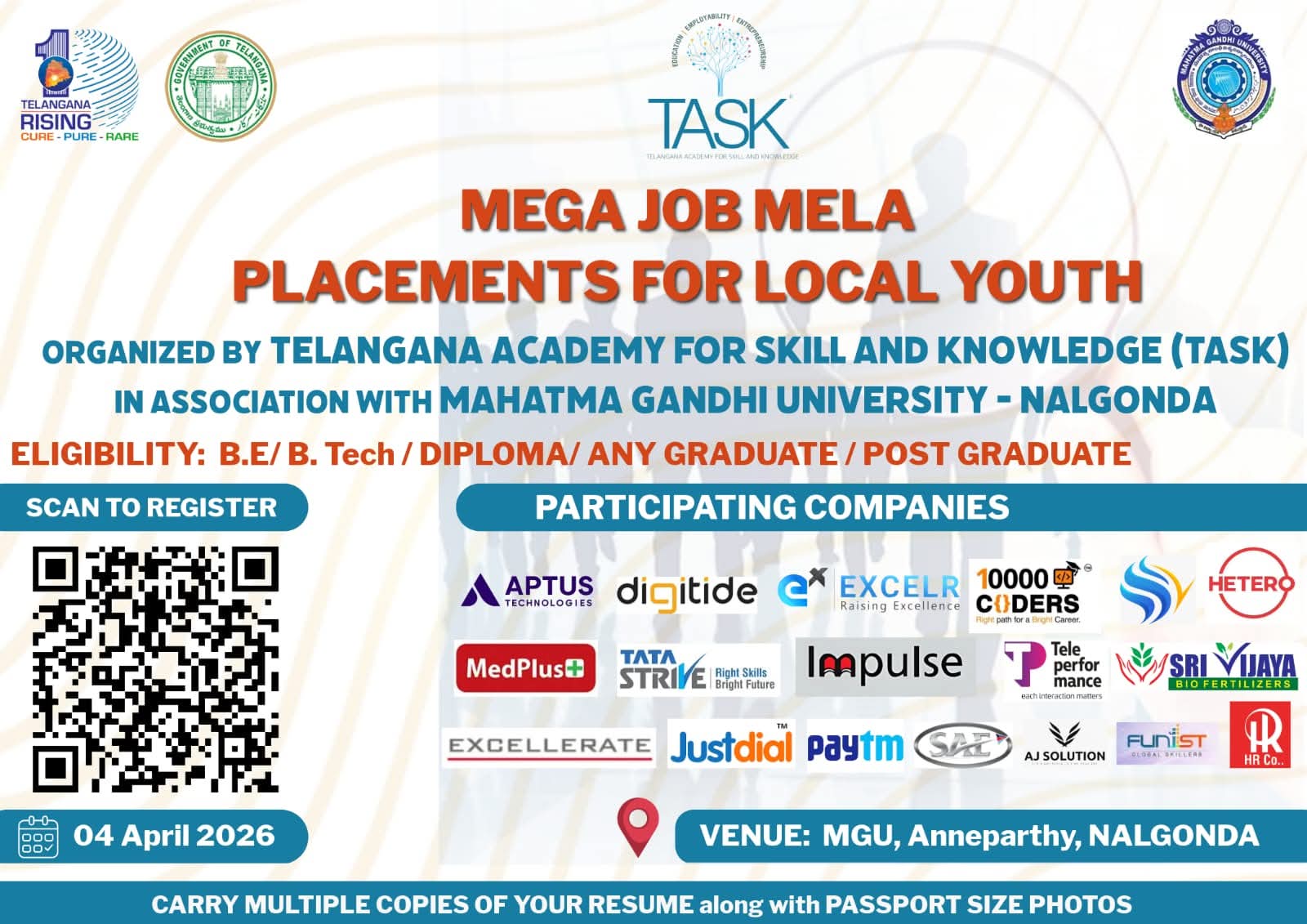 Mega Job Mela For Local Youth