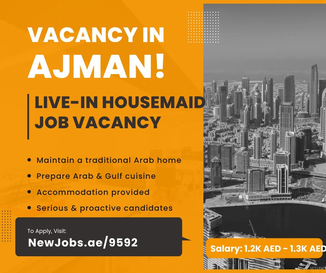 Urgent Hiring for Ajman
