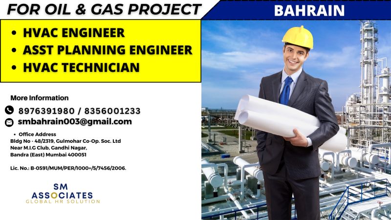 Urgent Hiring for Bahrain