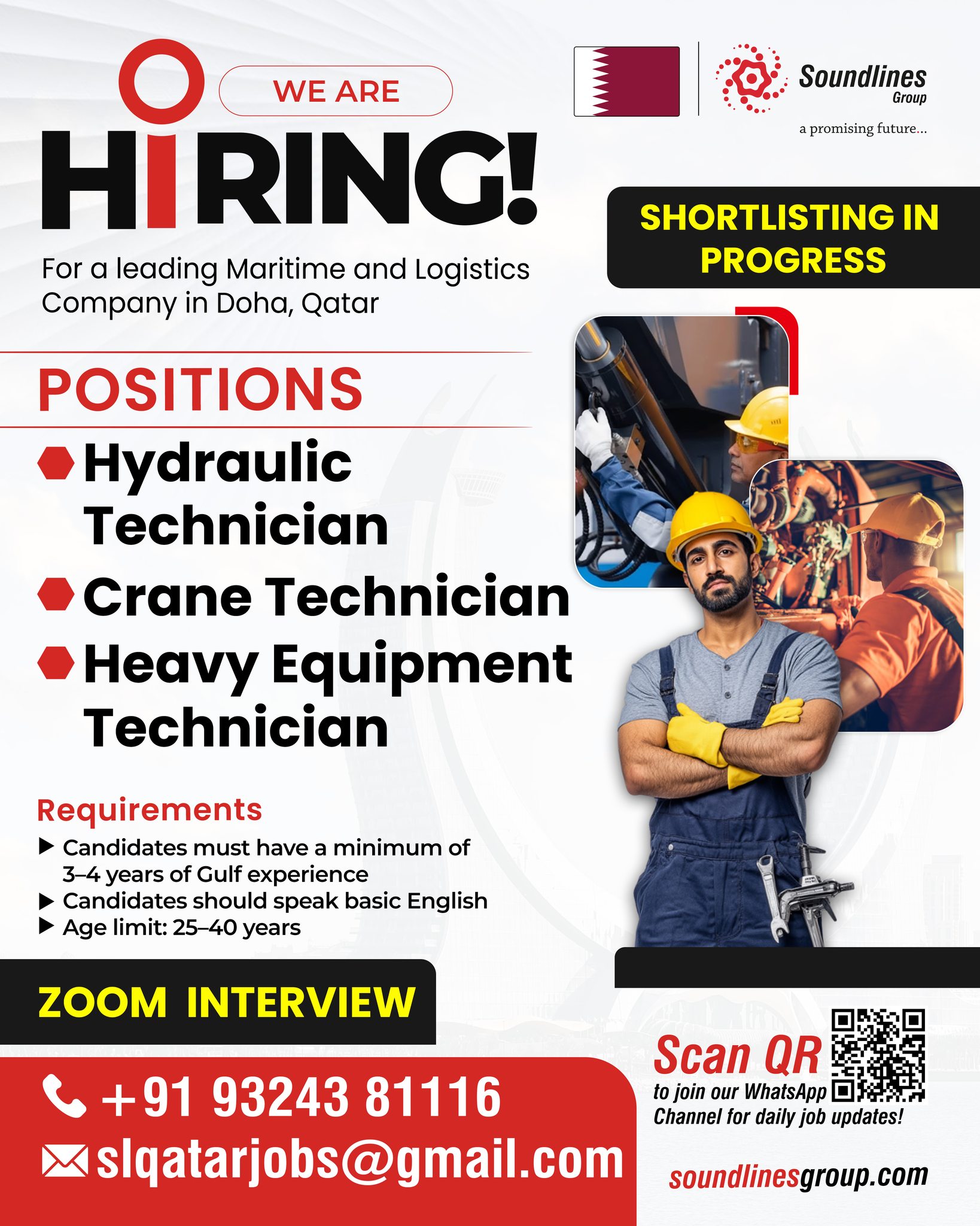 Urgent Hiring for Doha