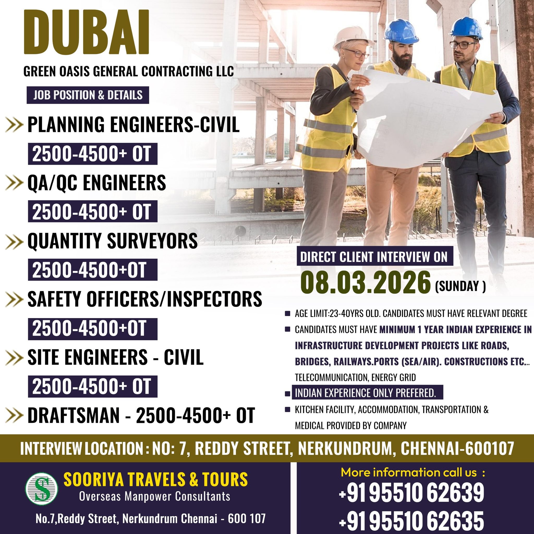 Urgent Hiring for Dubai