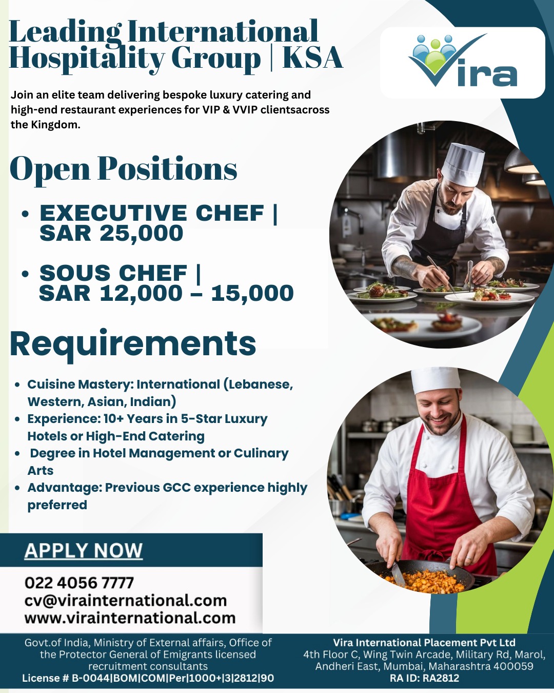 Urgent Hiring for KSA