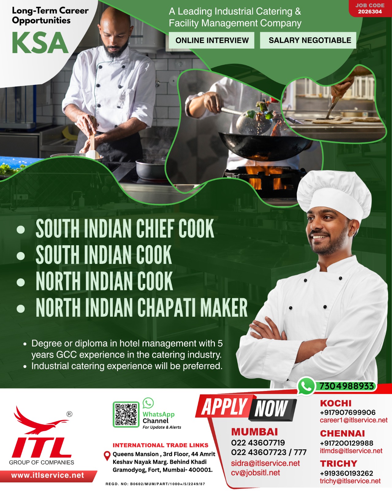 Urgent Hiring for KSA