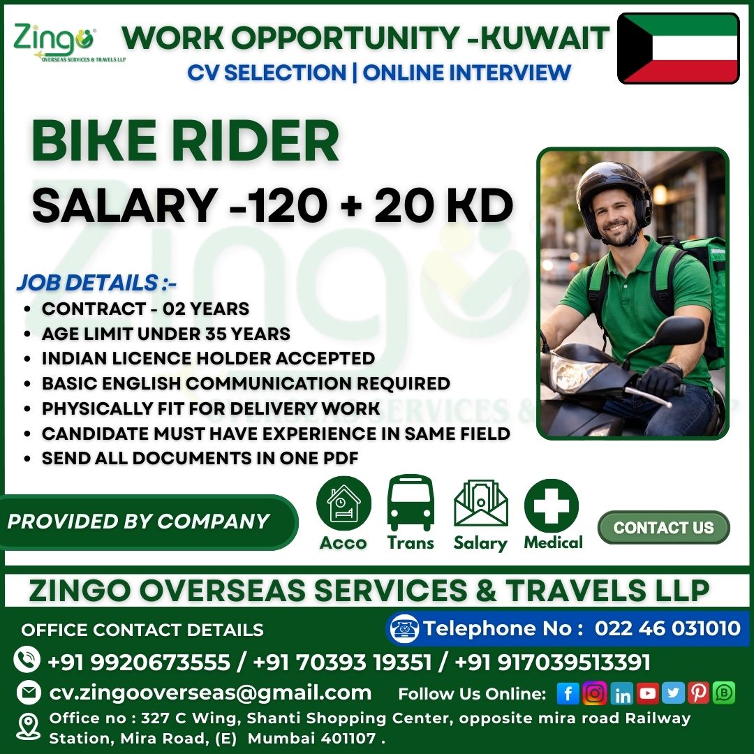 Urgent Hiring for Kuwait