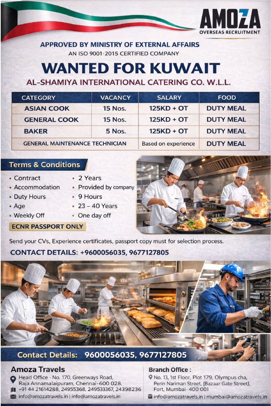Urgent Hiring for Kuwait