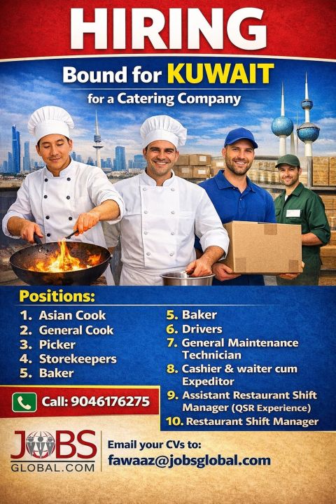 Urgent Hiring for Kuwait