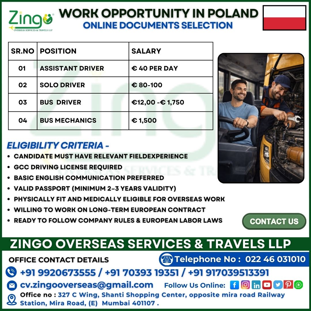 Urgent Hiring for Poland