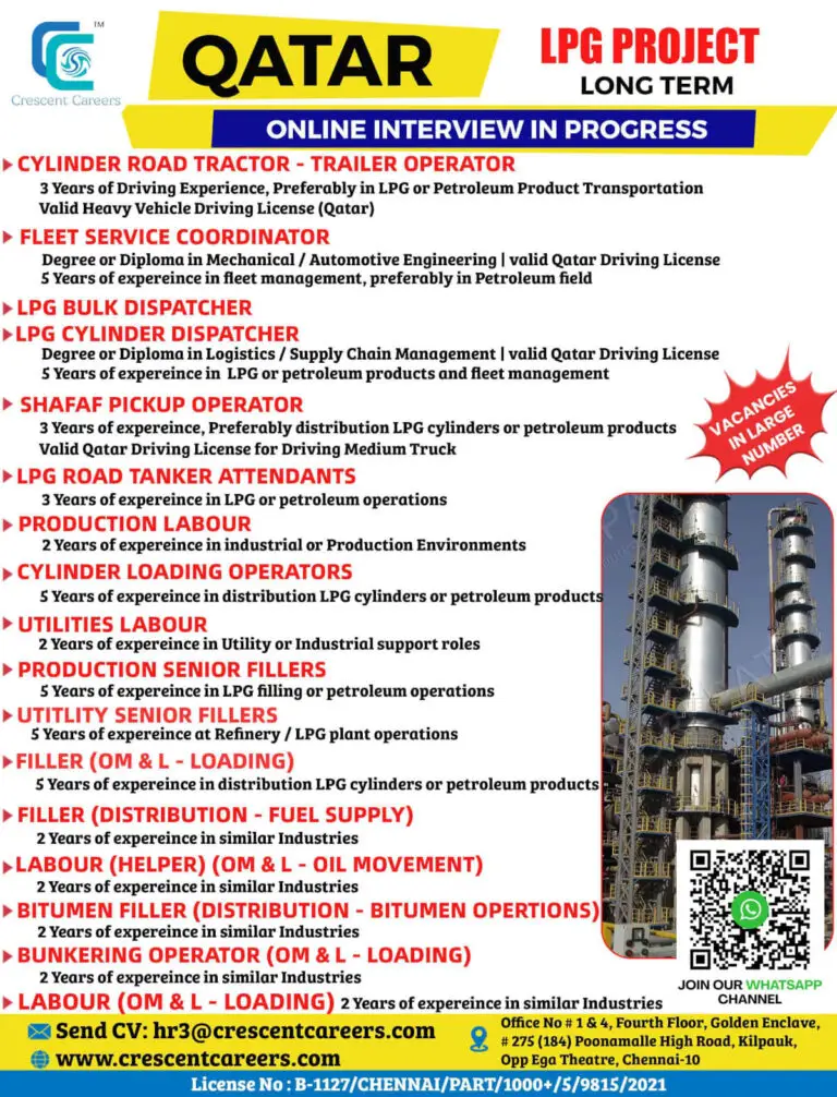 Urgent Hiring for Qatar