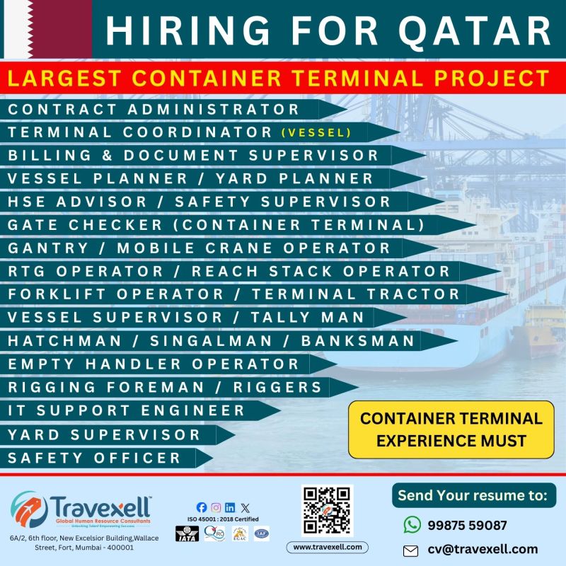 Urgent Hiring for Qatar