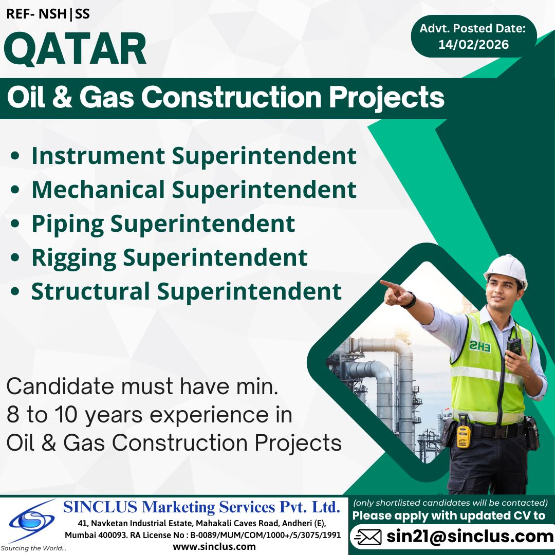 Urgent Hiring for Qatar