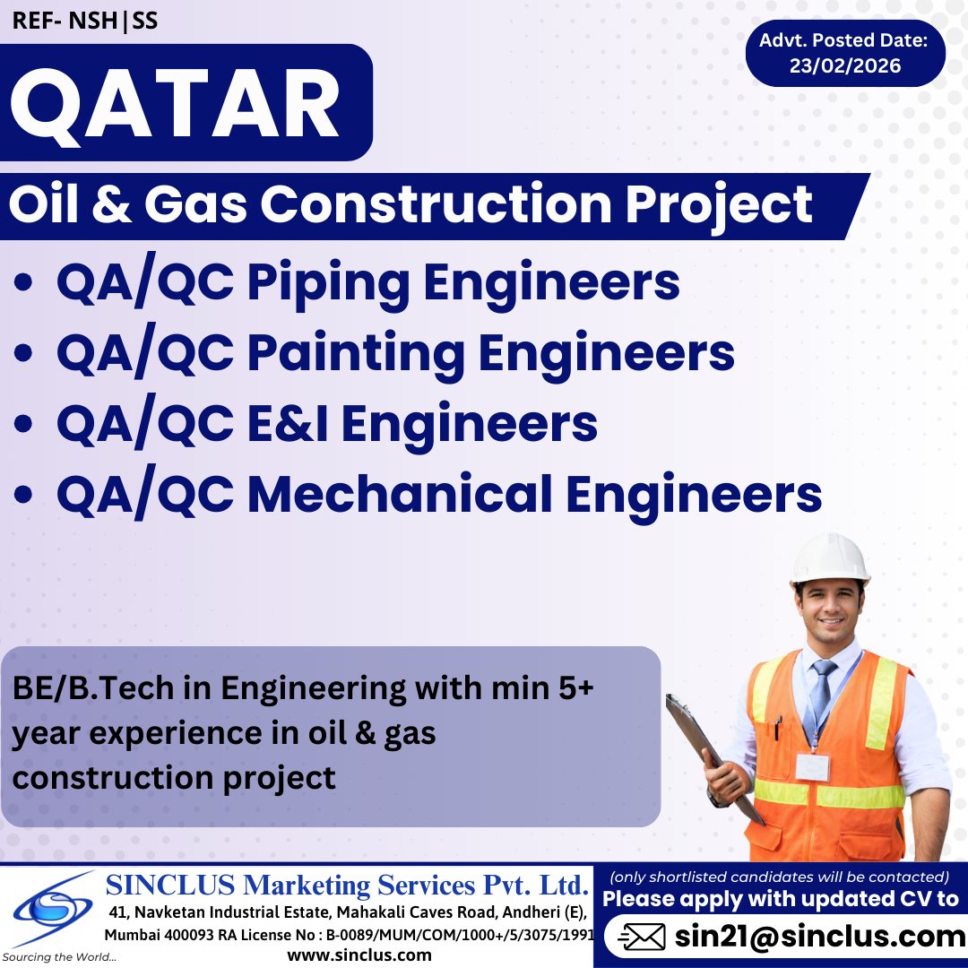 Urgent Hiring for Qatar