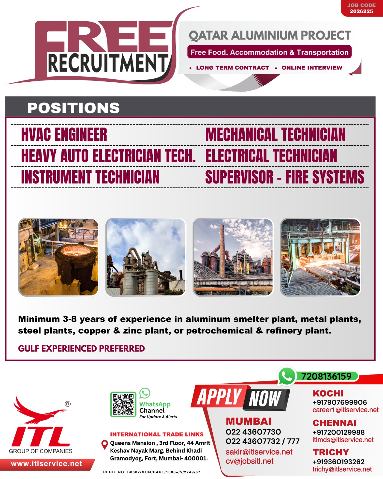 Urgent Hiring for Qatar