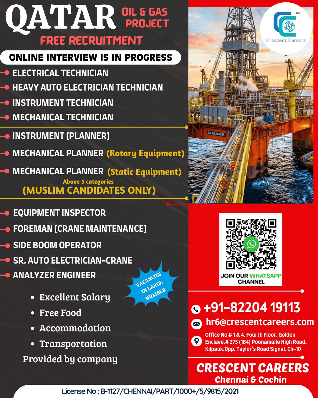 Urgent Hiring for Qatar