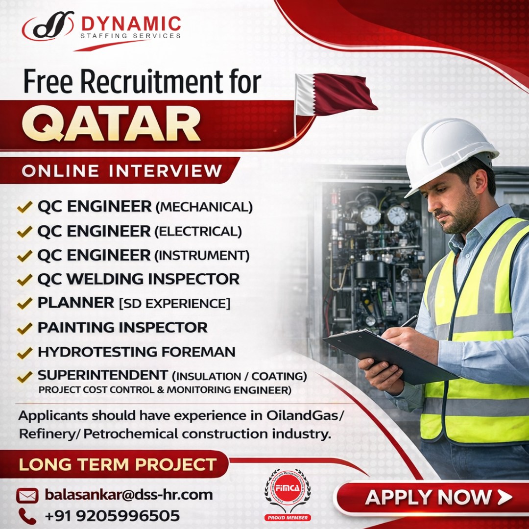 Urgent Hiring for Qatar