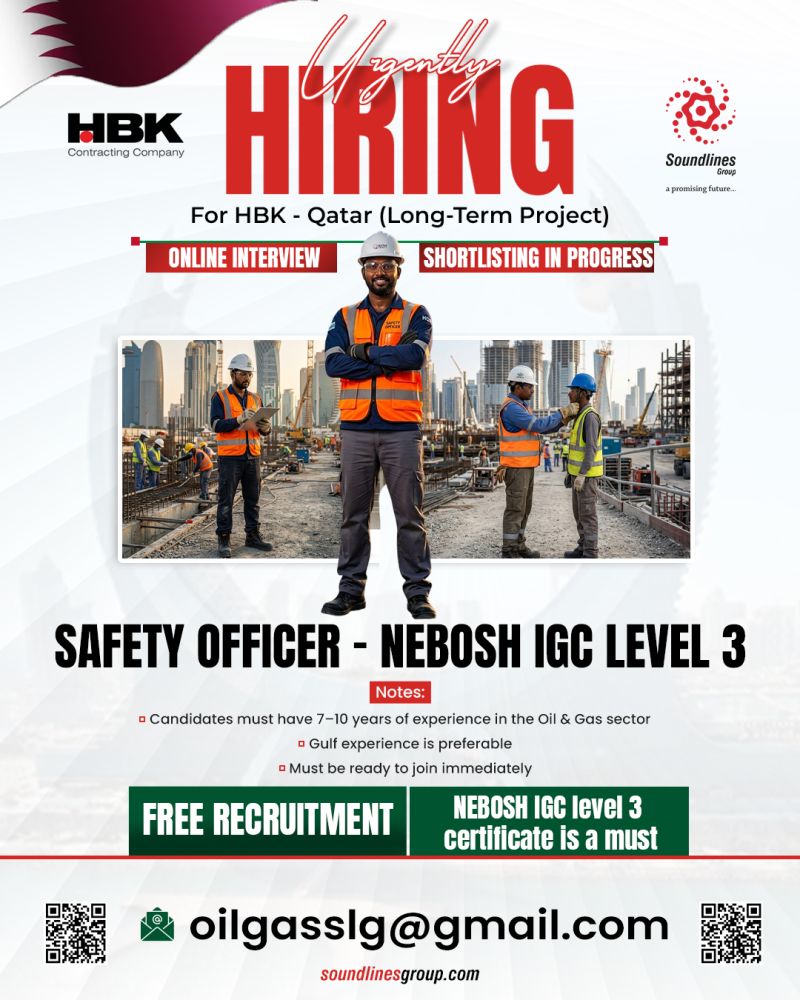 Urgent Hiring for Qatar