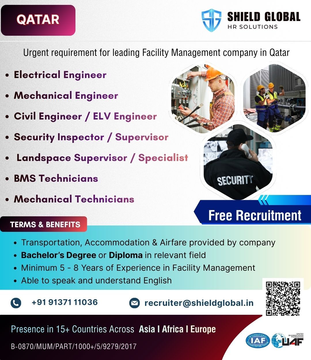 Urgent Hiring for Qatar