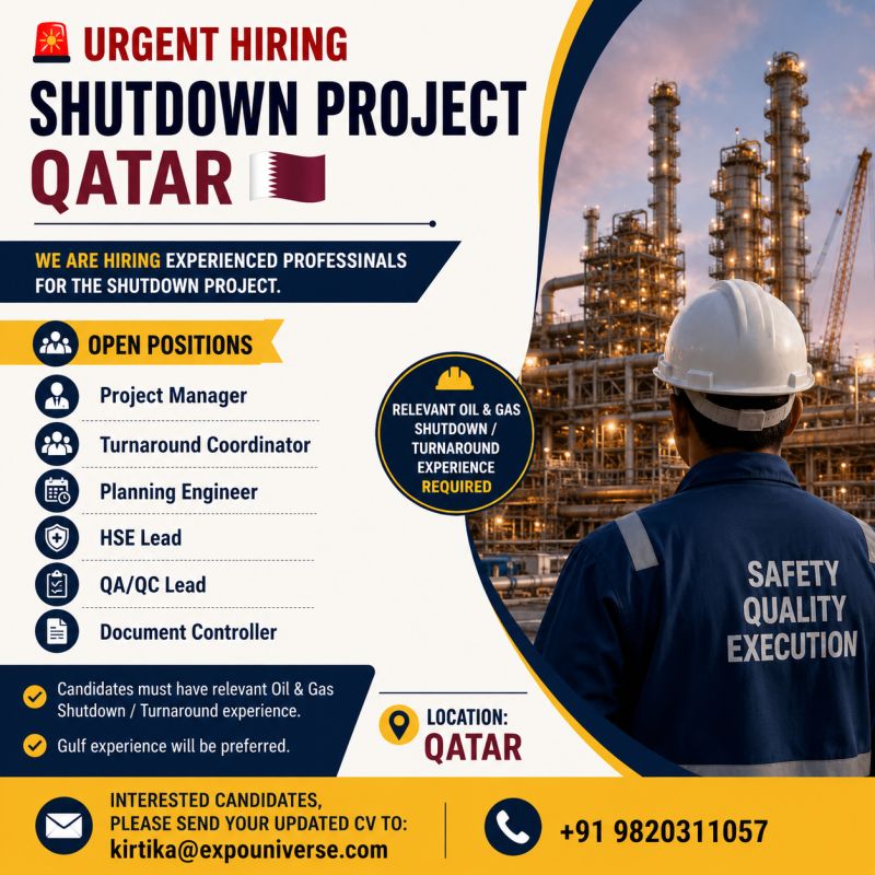 Urgent Hiring for Qatar