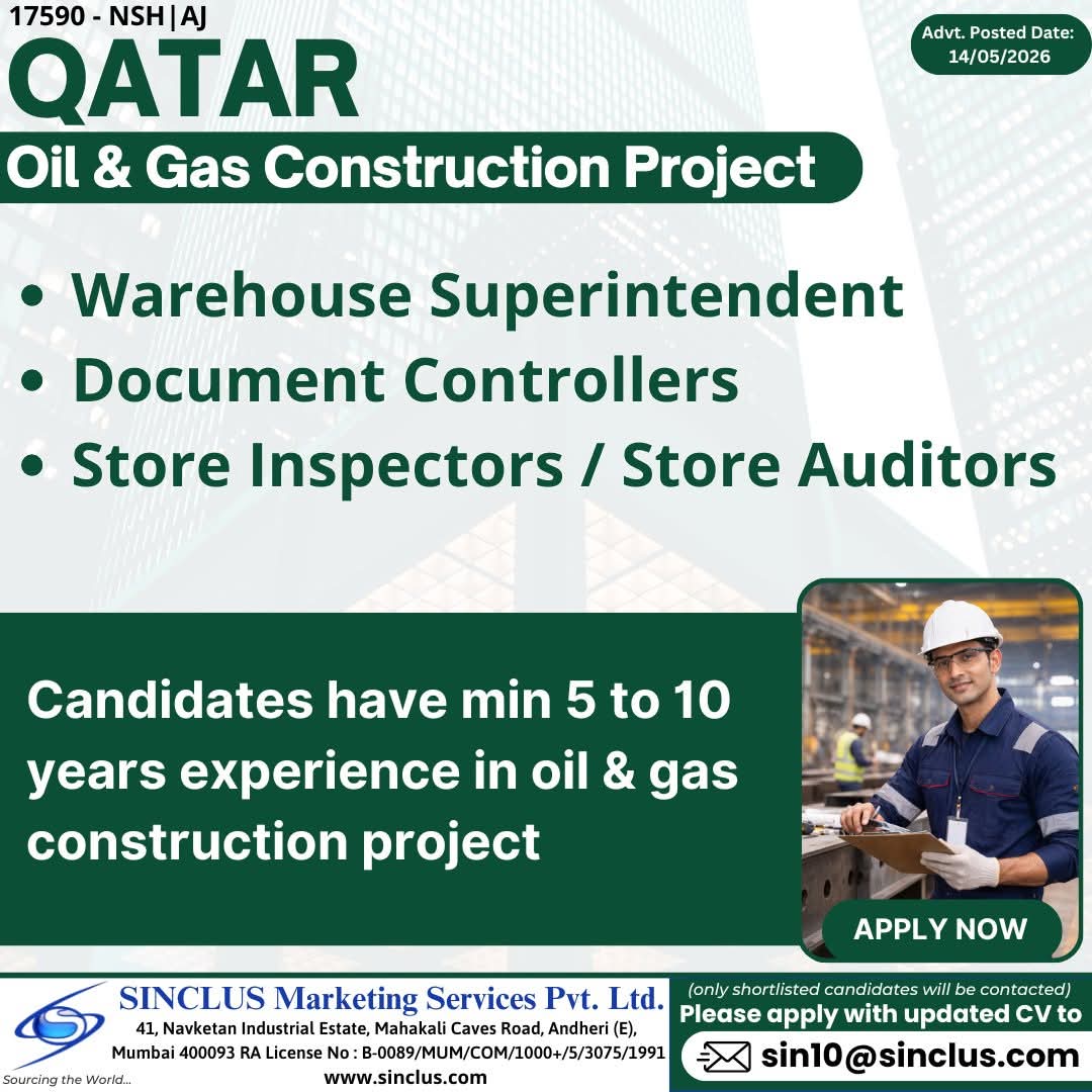 Urgent Hiring for Qatar