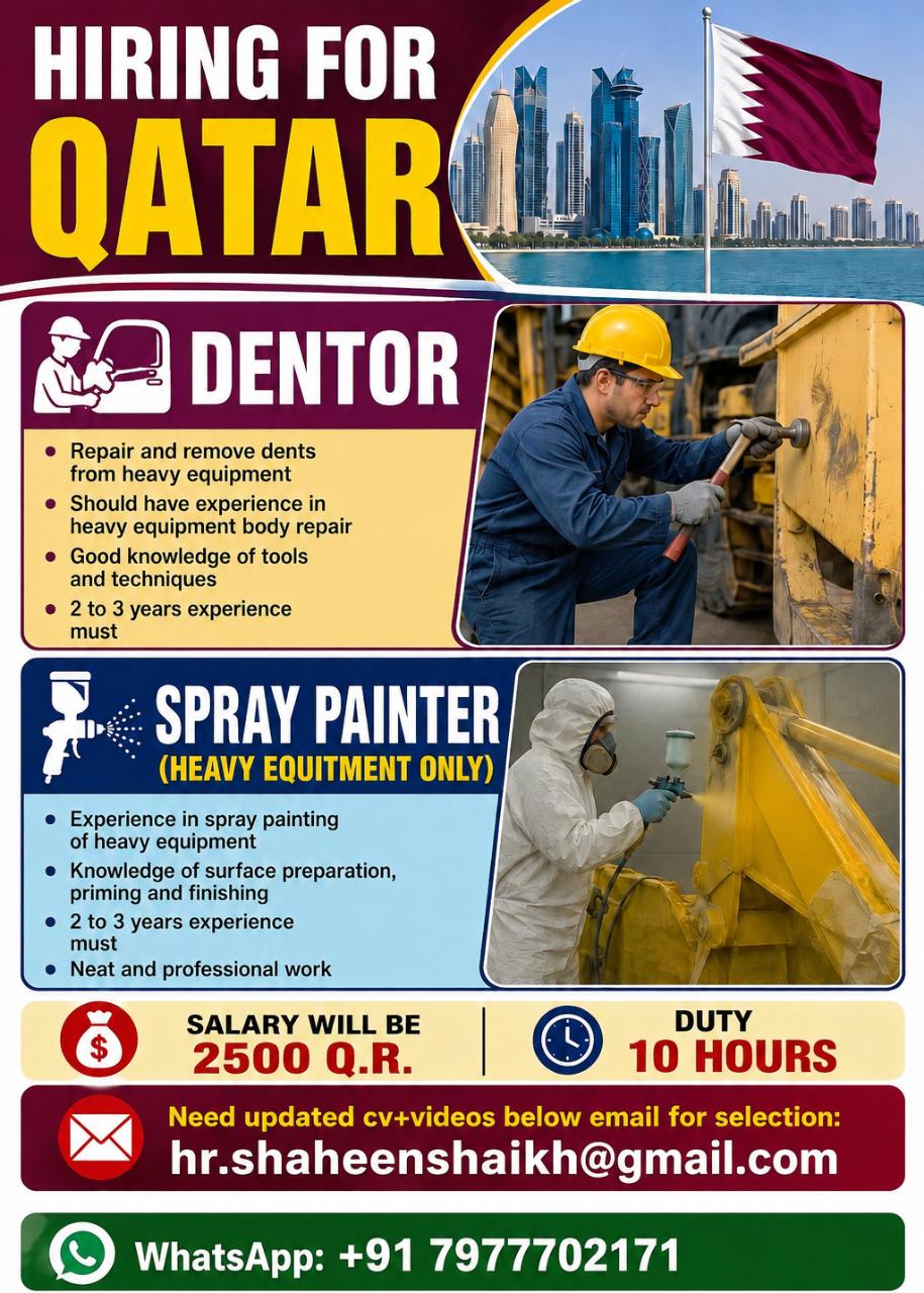 Urgent Hiring for Qatar