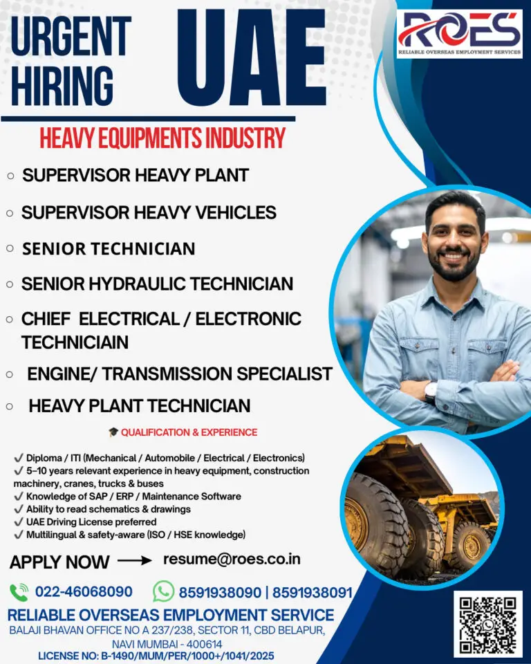 Urgent Hiring for UAE
