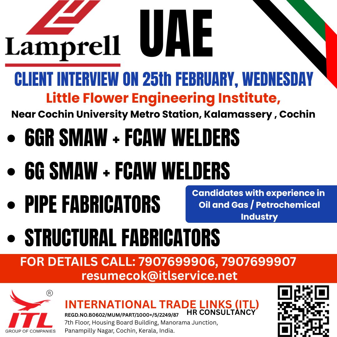 Urgent Hiring for UAE