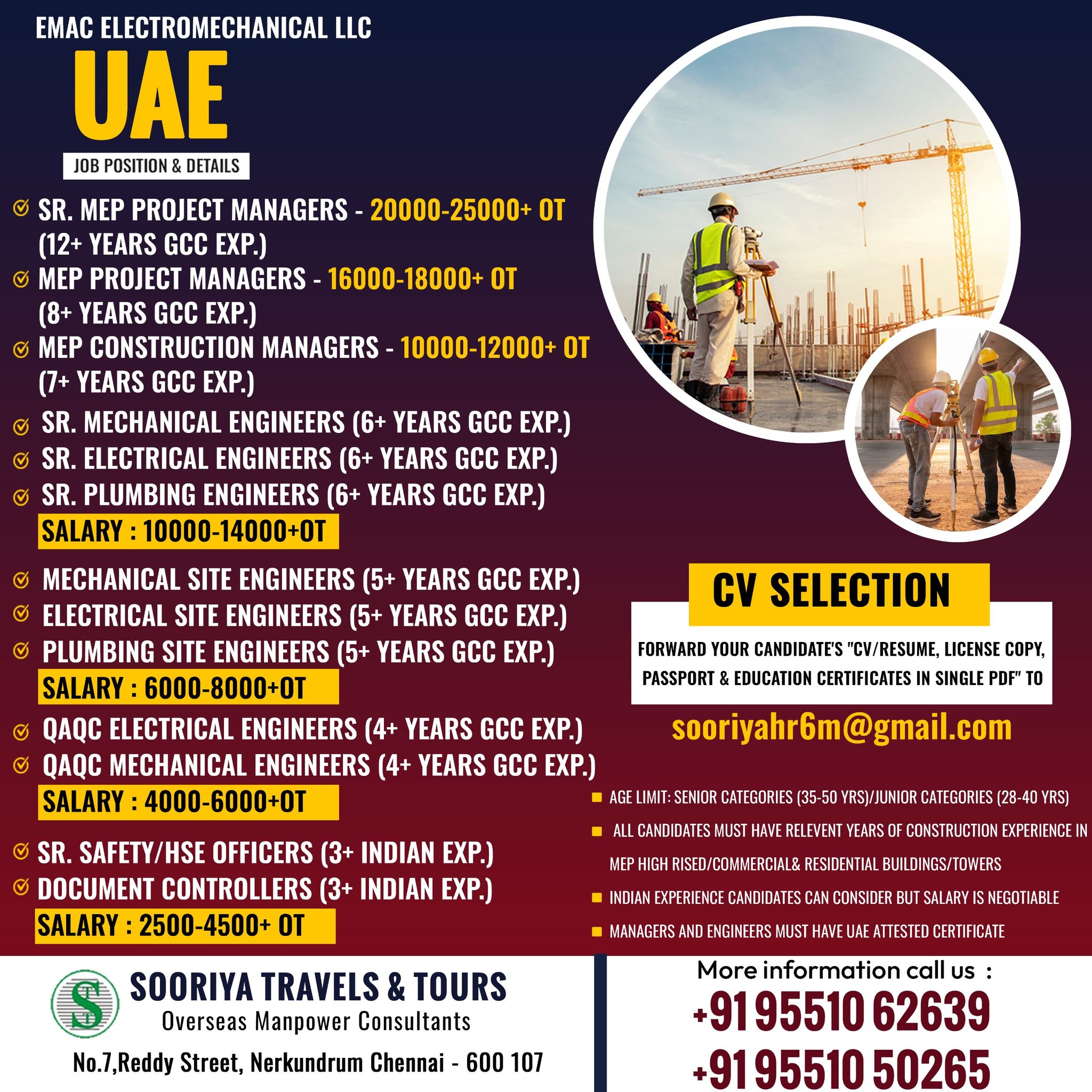 Urgent Hiring for UAE