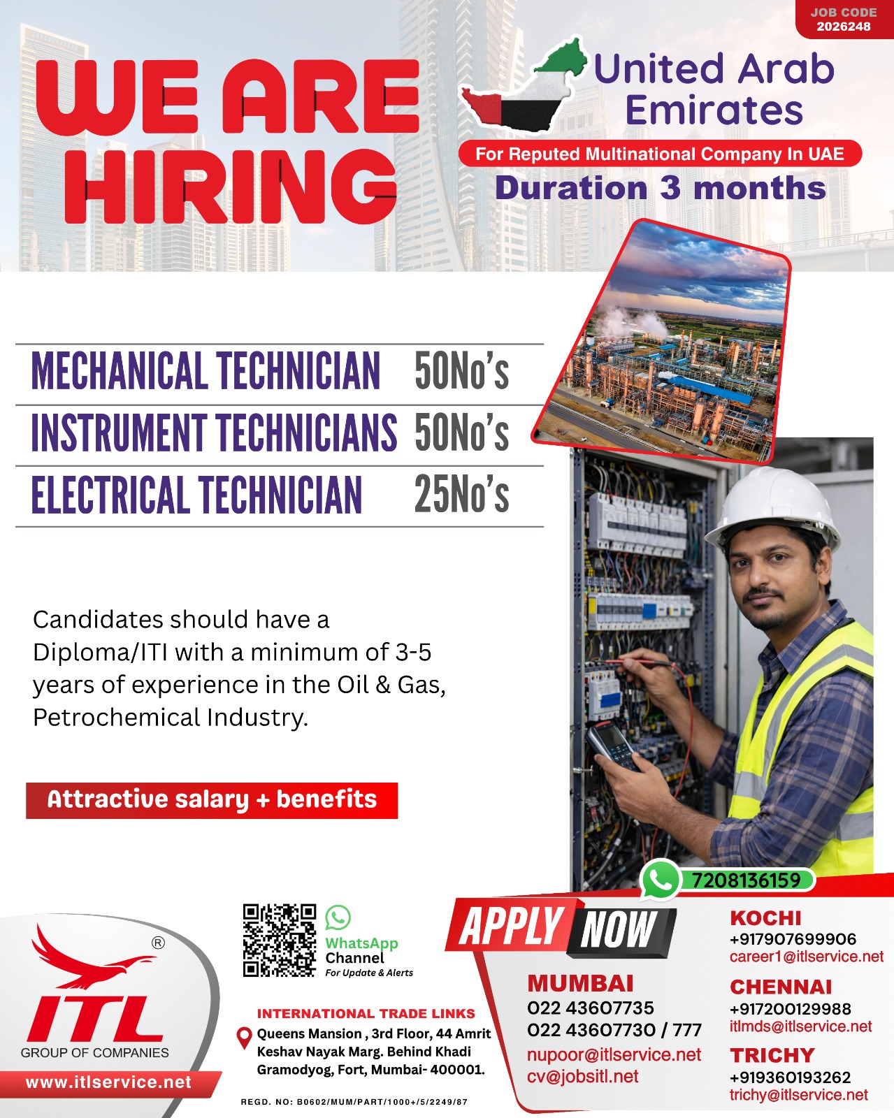 Urgent Hiring for UAE