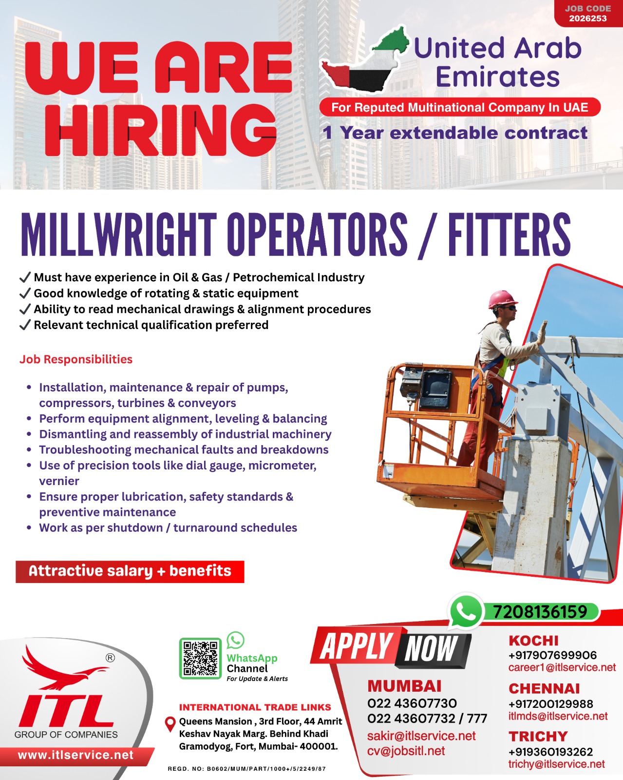 Urgent Hiring for UAE