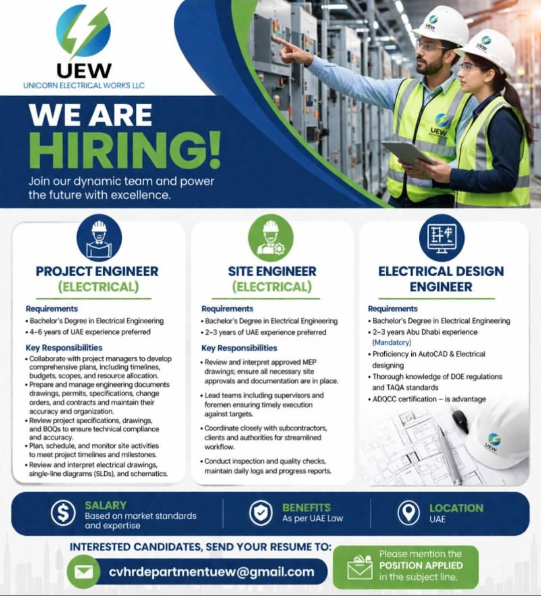 Urgent Hiring for UAE