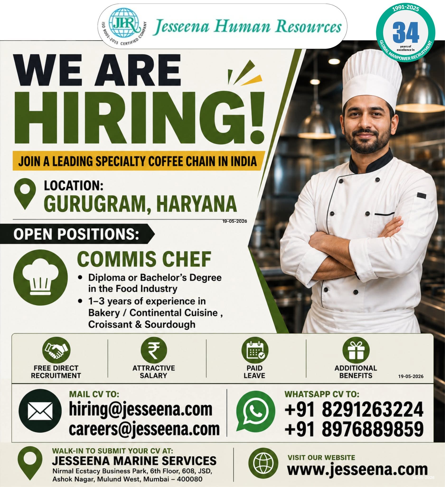 Urgent Hiring in Gurugram