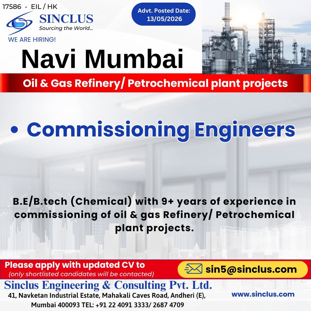 Urgent Hiring in Navi Mumbai