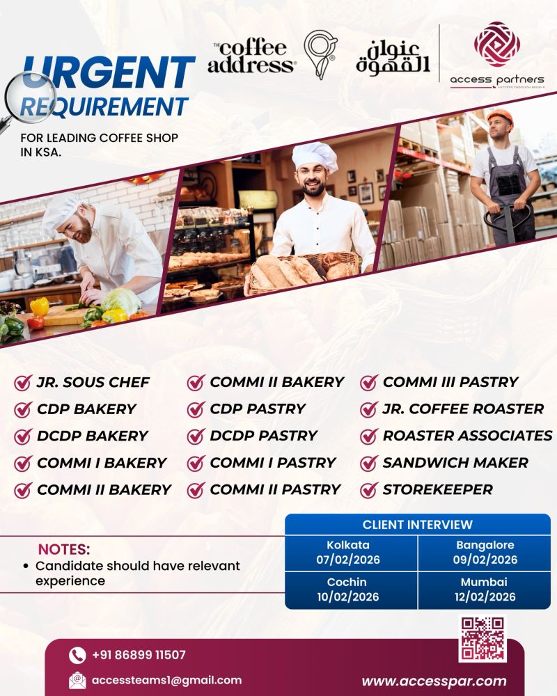 Urgent Requirement For KSA