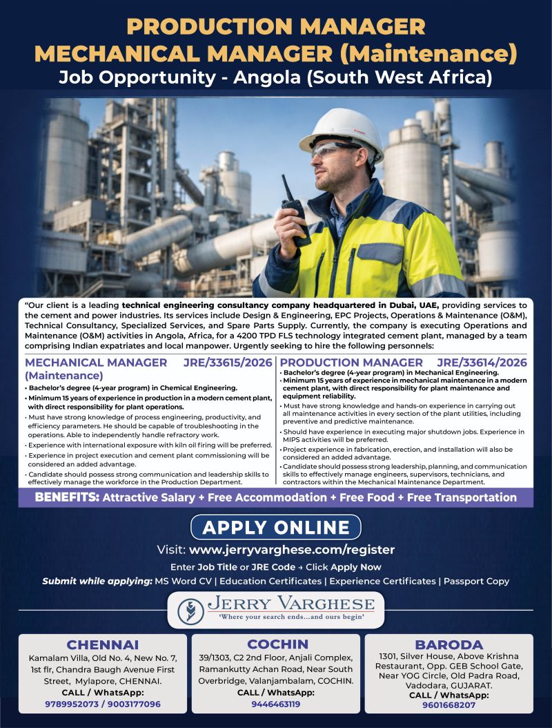 Urgent Requirement For UAE