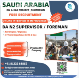 BA N2 SUPERVISOR / FOREMAN