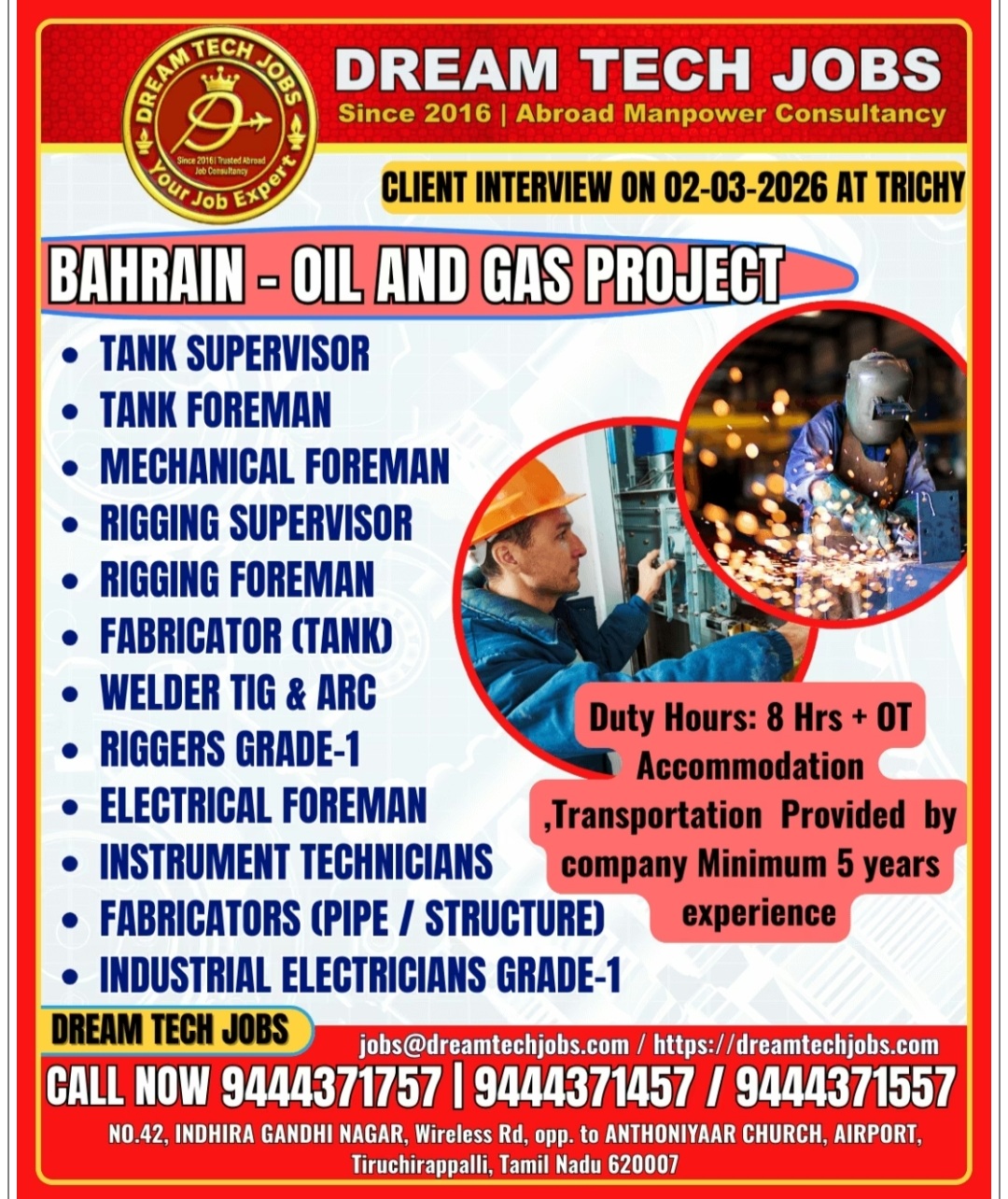 BAHRAIN OIL AND GAS PROJECT