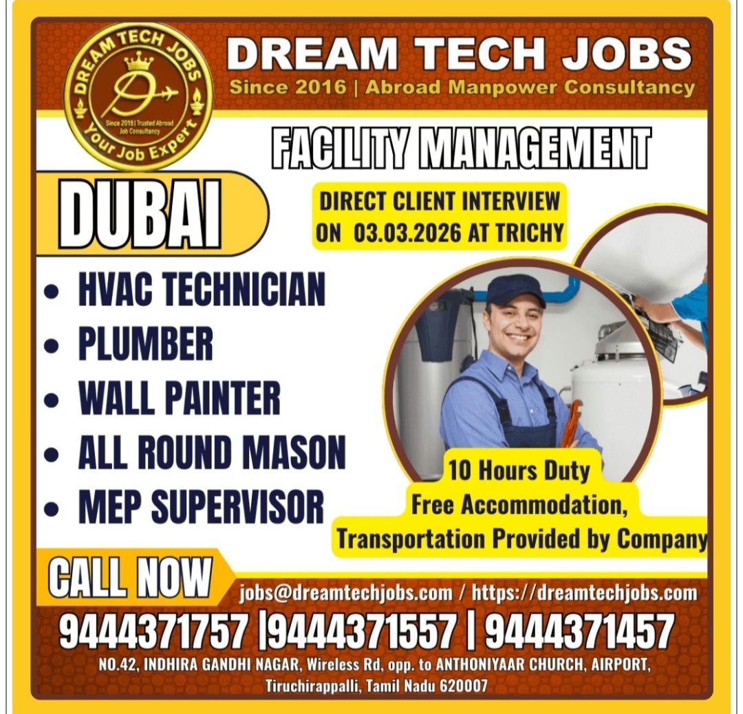 FACILITY MANAGEMENT REQUIRED AT DUBAI