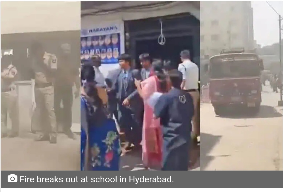 Fire breaks out at school in Hyderabad’s Miyapur, students evacuated