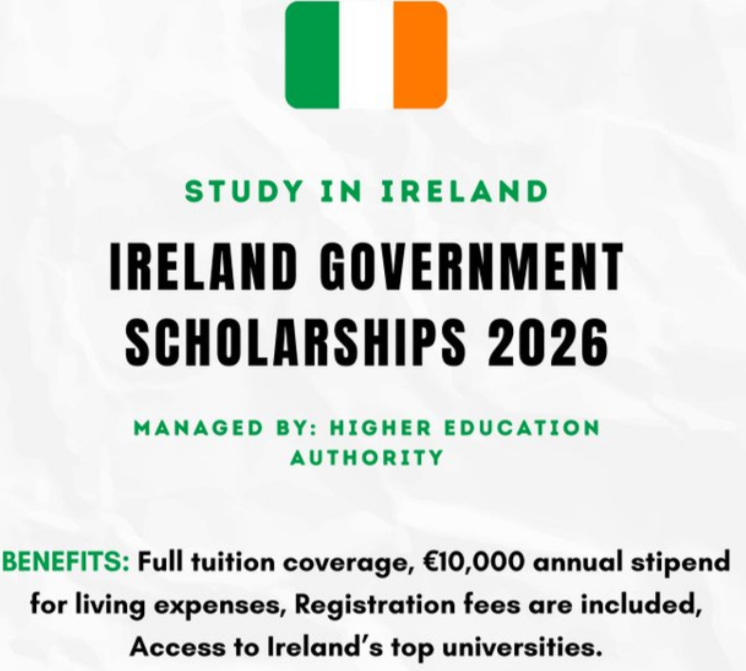 Ireland Government Scholarships 2026 | Study in Ireland