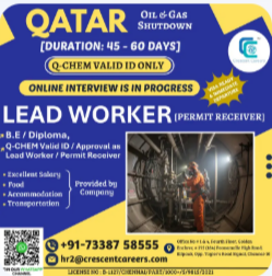 LEAD WORKER [PERMIT RECEIVER]