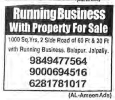 PROPERTY FOR SALE