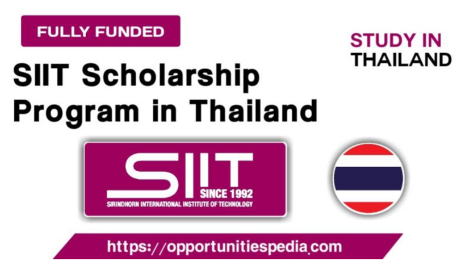 SIIT Scholarships 2026 in Thailand (Fully Funded)