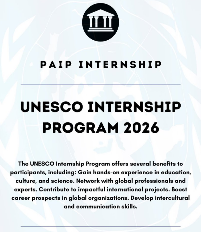 UNESCO Internship Program 2026 | UN Internship | Global Opportunity